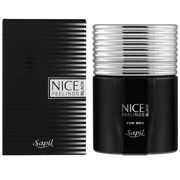 عطر ادکلن نایس فیلینگز بلک اورجینال ساپیل | Nice feelings black perfume sapil